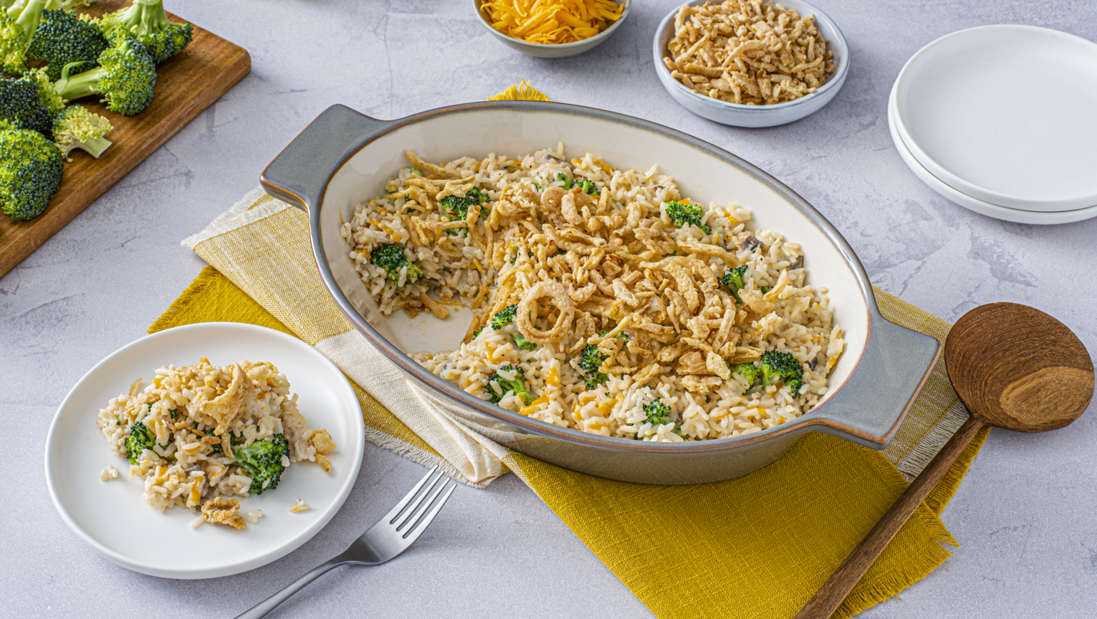Broccoli Cheese Rice Casserole | Success® Rice