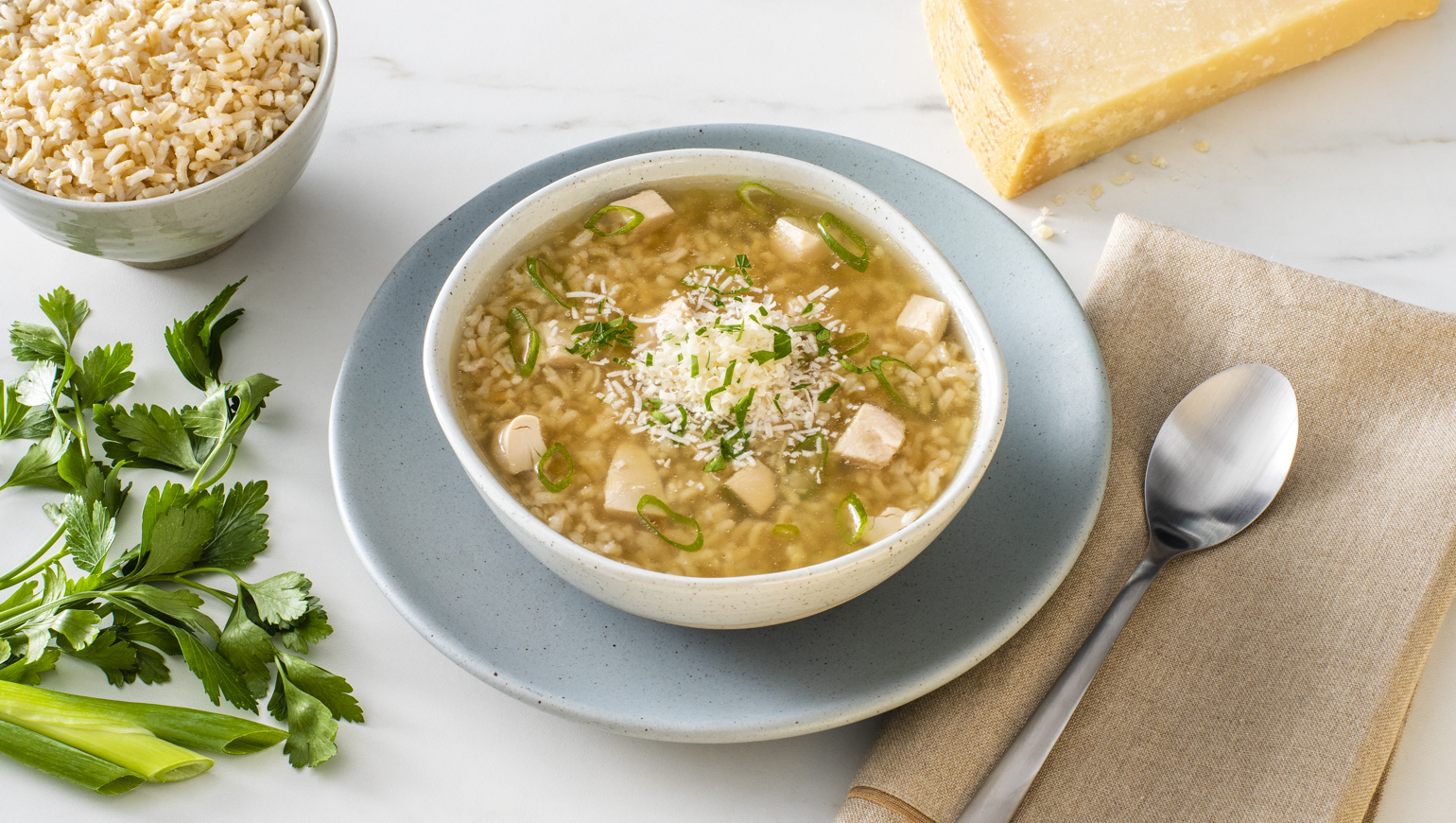 Chicken and Brown Rice Soup - TIGER CORPORATION U.S.A.