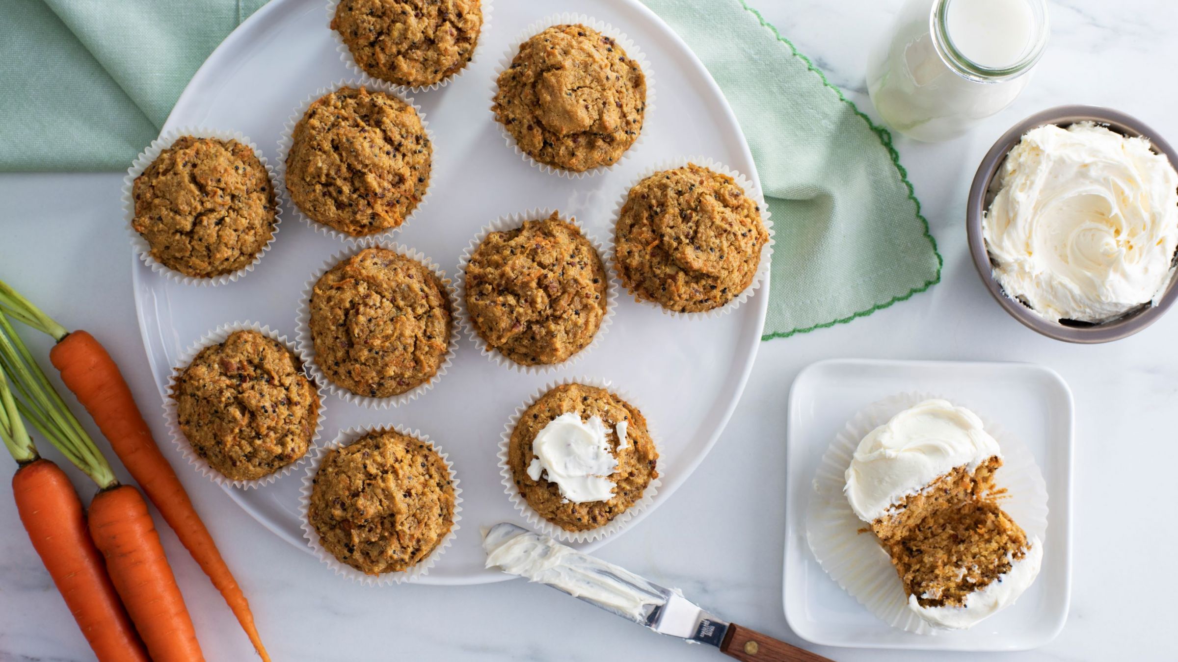 Carrot Cake Quinoa Muffins with Pecans | Success® Rice