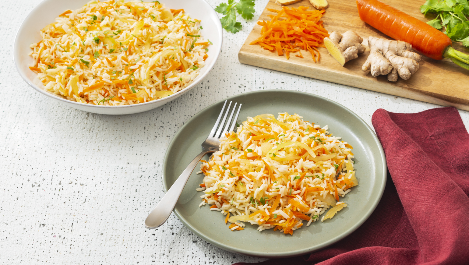 Zesty Ginger and Carrot Basmati Rice Success® Rice