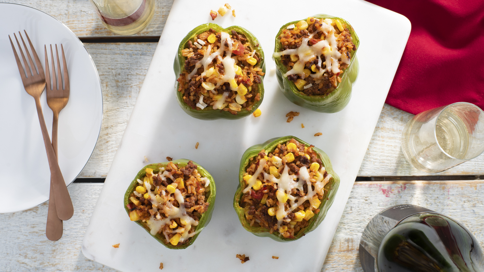 Savory Santa Fe Stuffed Peppers | Success® Rice
