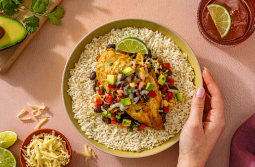 santa fe chicken and rice with white rice recipe