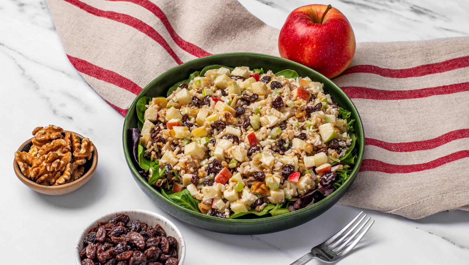 Waldorf Brown Rice Salad with Fruit & Nuts | Success® Rice