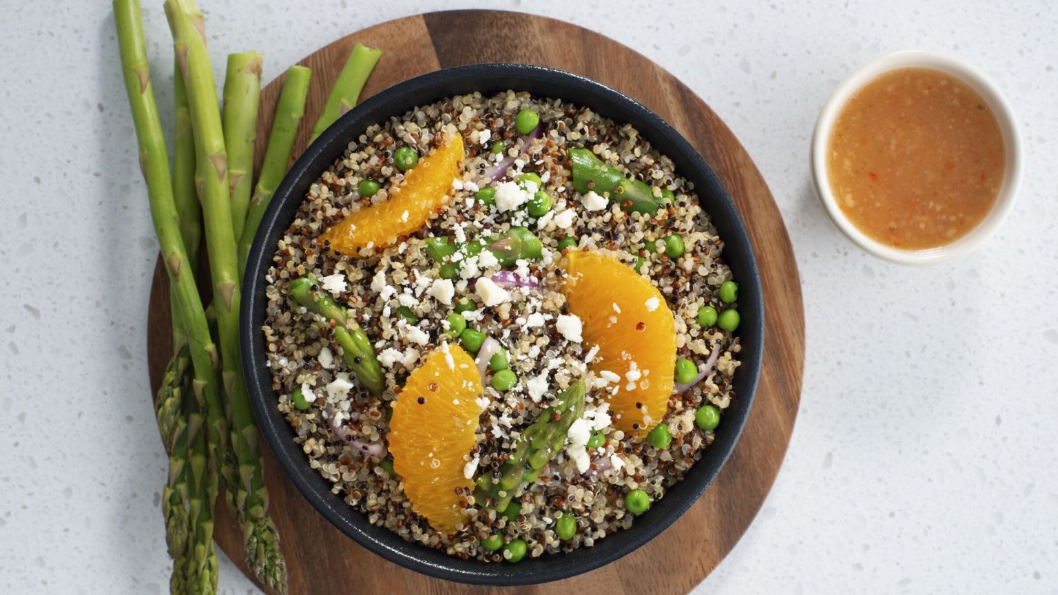 Asparagus & Orange Quinoa Salad