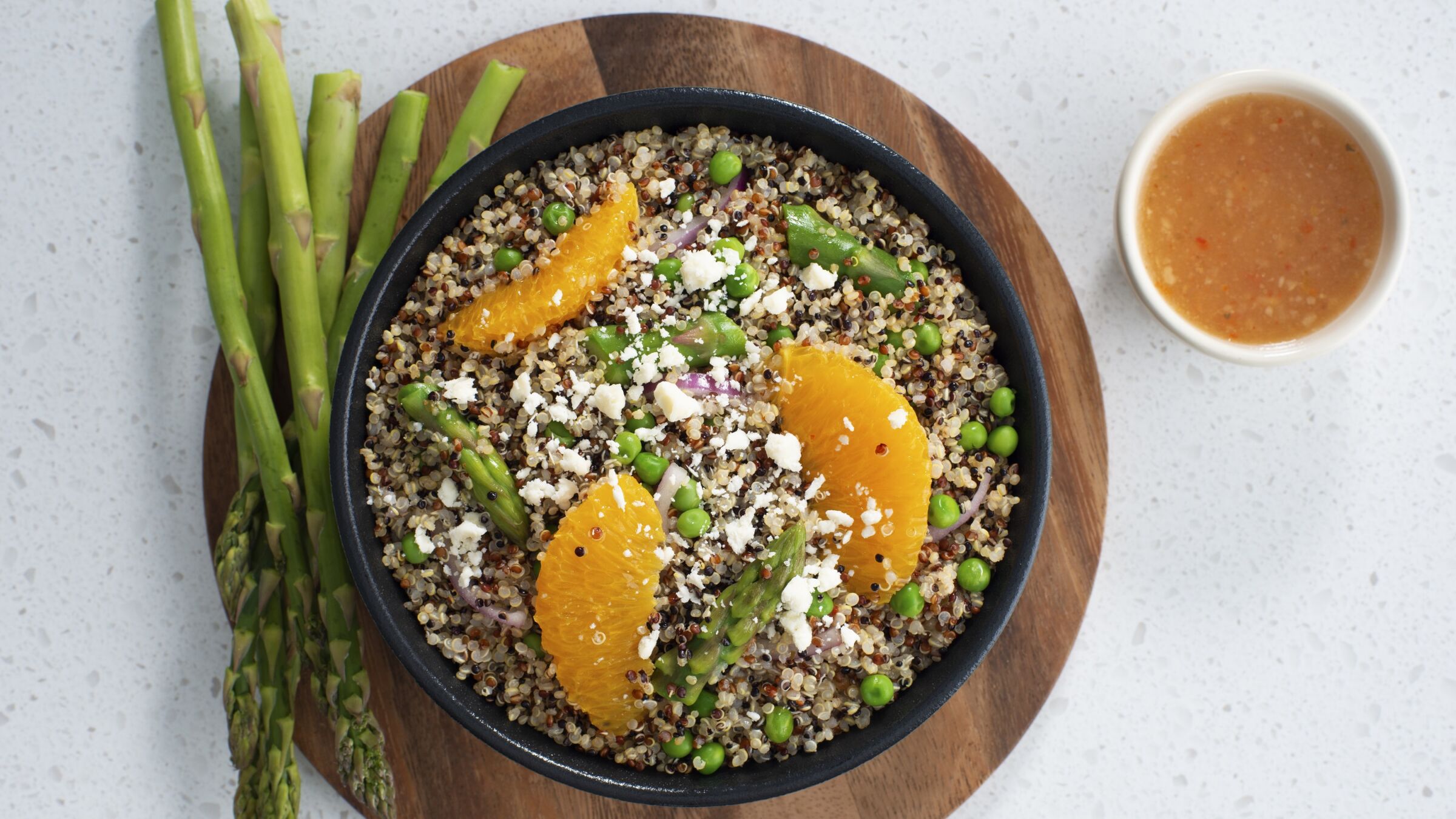 Asparagus & Orange Quinoa Salad Recipe | Success® Rice