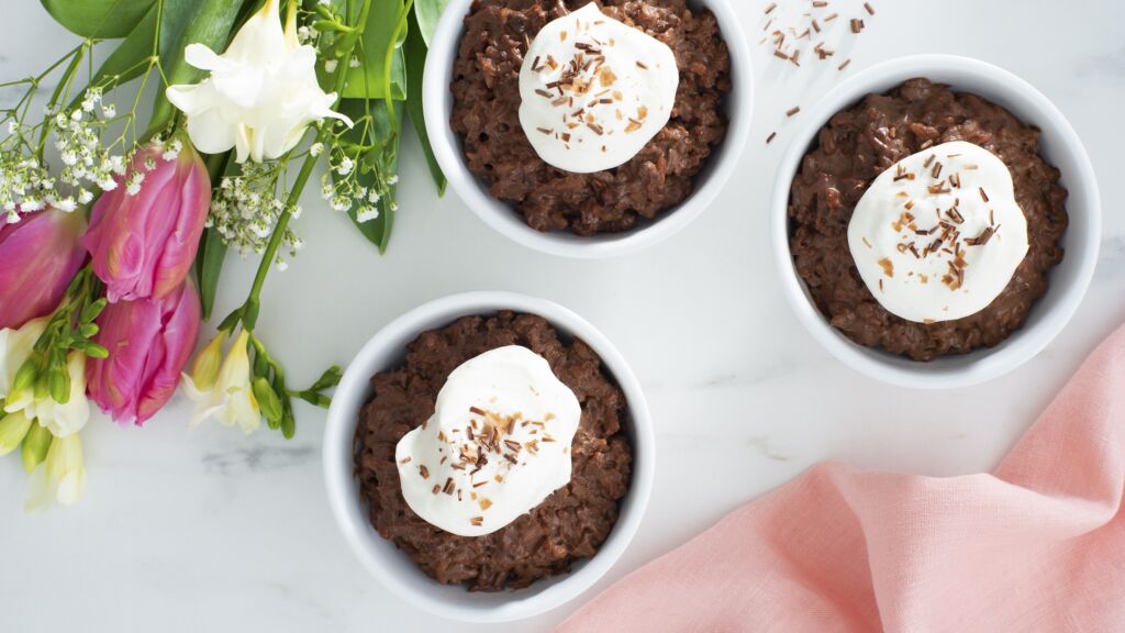 Chocolate Rice Pudding 