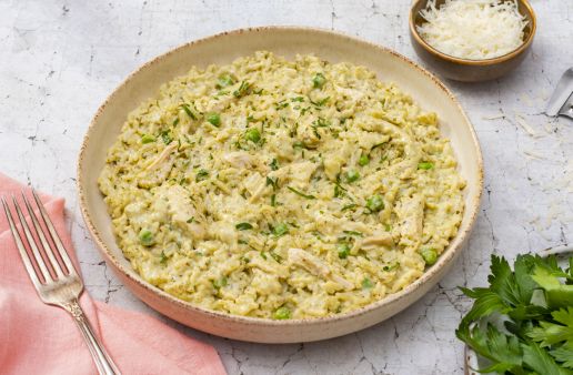 creamy-pesto-chicken-and-rice-with-parmesan-cheese