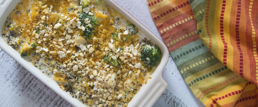 Chicken and Broccoli Casserole with Quinoa