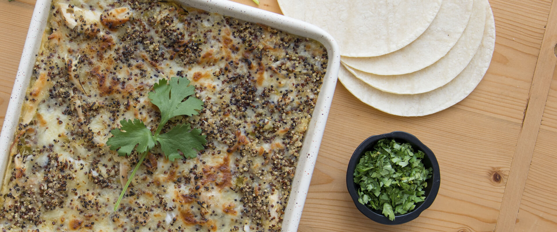 Green Chile Chicken Enchilada Bake | Success® Rice