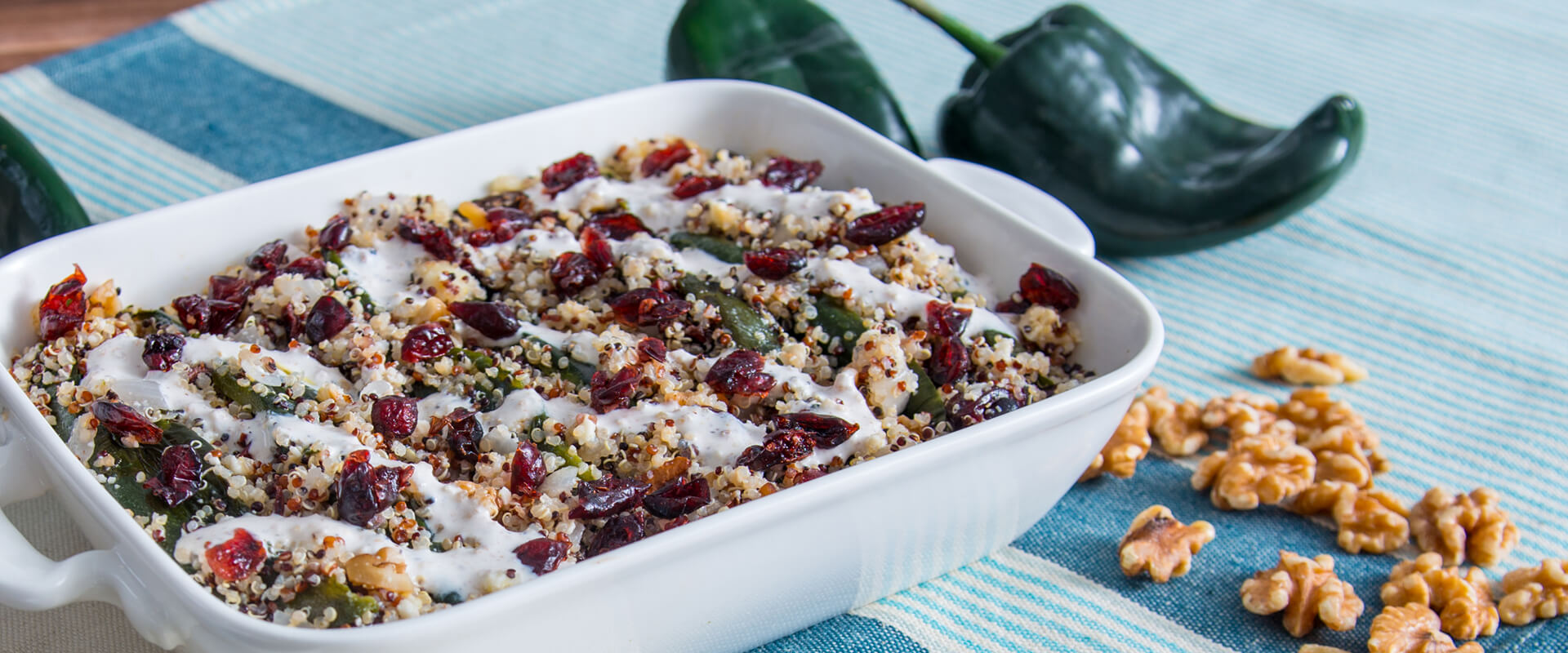 Mexican Stuffed Chiles with Quinoa | Success® Rice