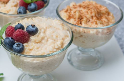 Creamy Rice Pudding with White Rice