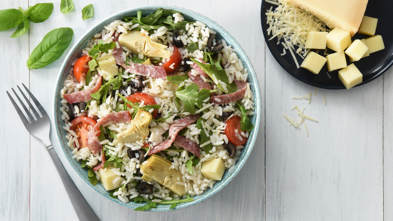 Italian Rice And Antipasto Salad With Arugula Success Rice
