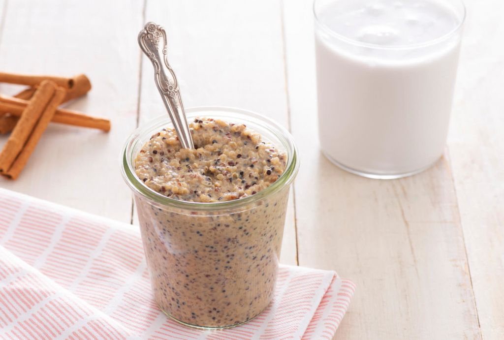 Creamy Brown Sugar Cinnamon Quinoa Pudding