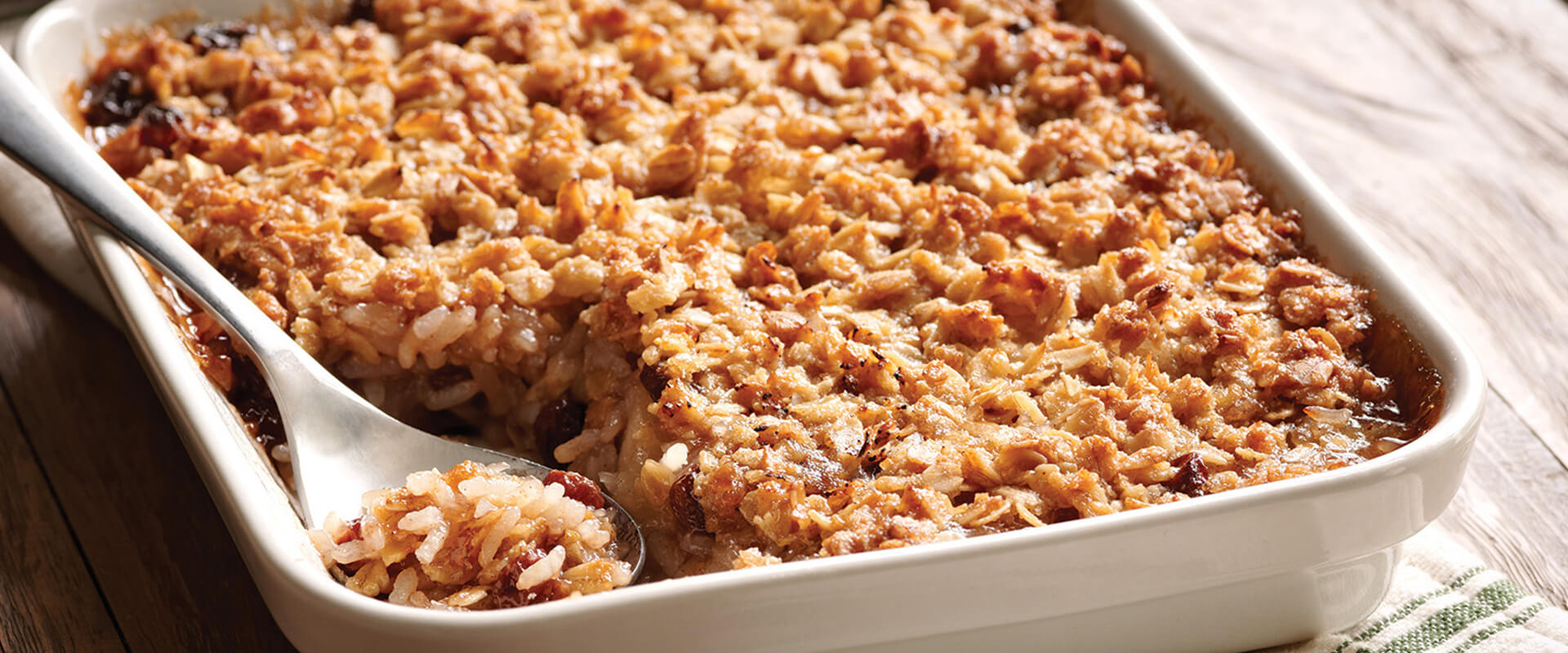 Easy Baked Rice Apple Crisp Recipe Success® Rice