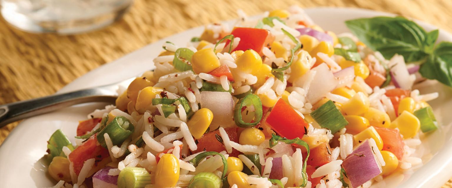 Summer Corn and Rice Salad