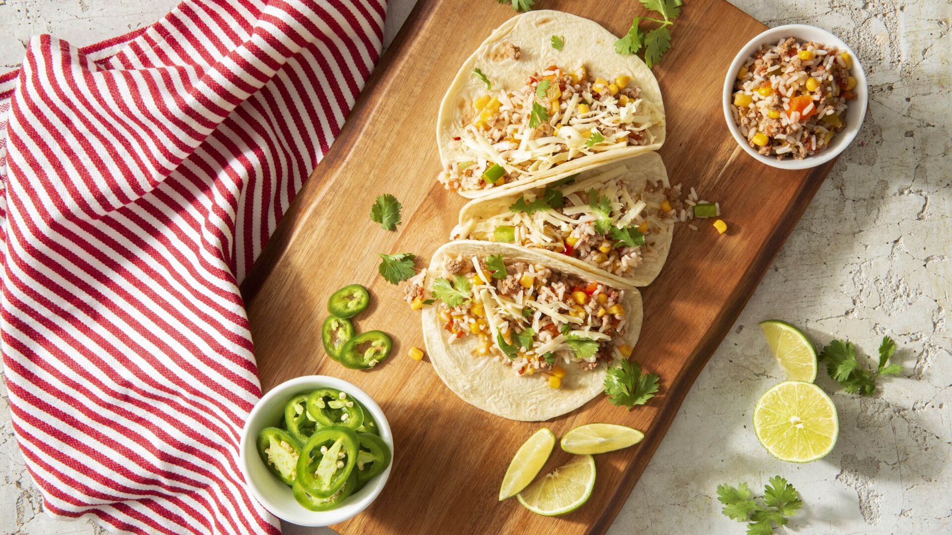 Mexican-inspired Beef Tacos with Rice | Success® Rice