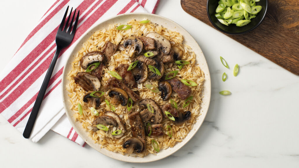 Peppercorn-teak-and-Mushroom-Fried-Rice