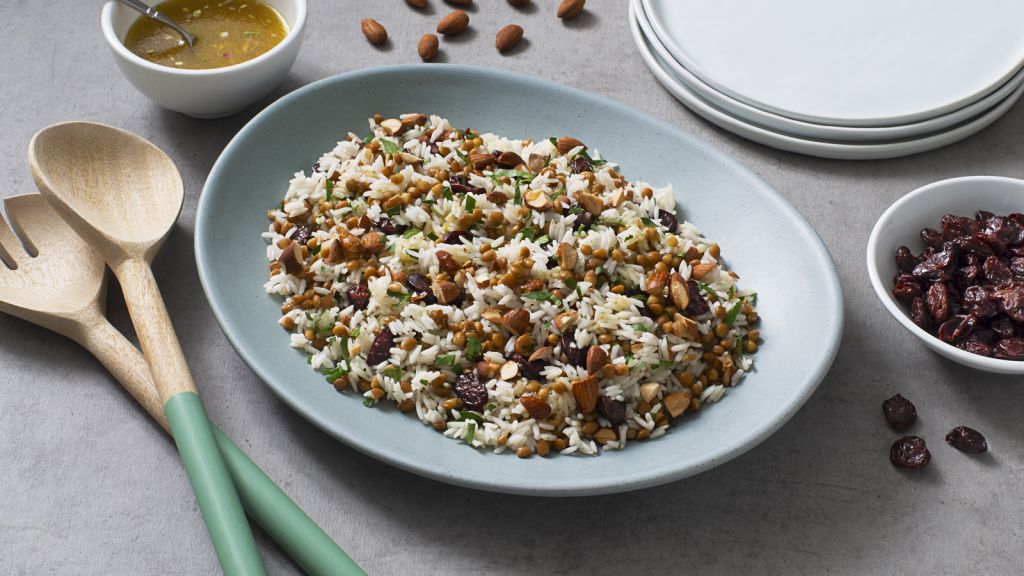 rice-salad-with-lentils-cherries-almonds-and-jasmine-rice