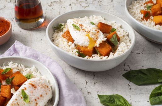 breakfast-bowl-with-basmati-rice-butternut-squash-and-maple-syrup