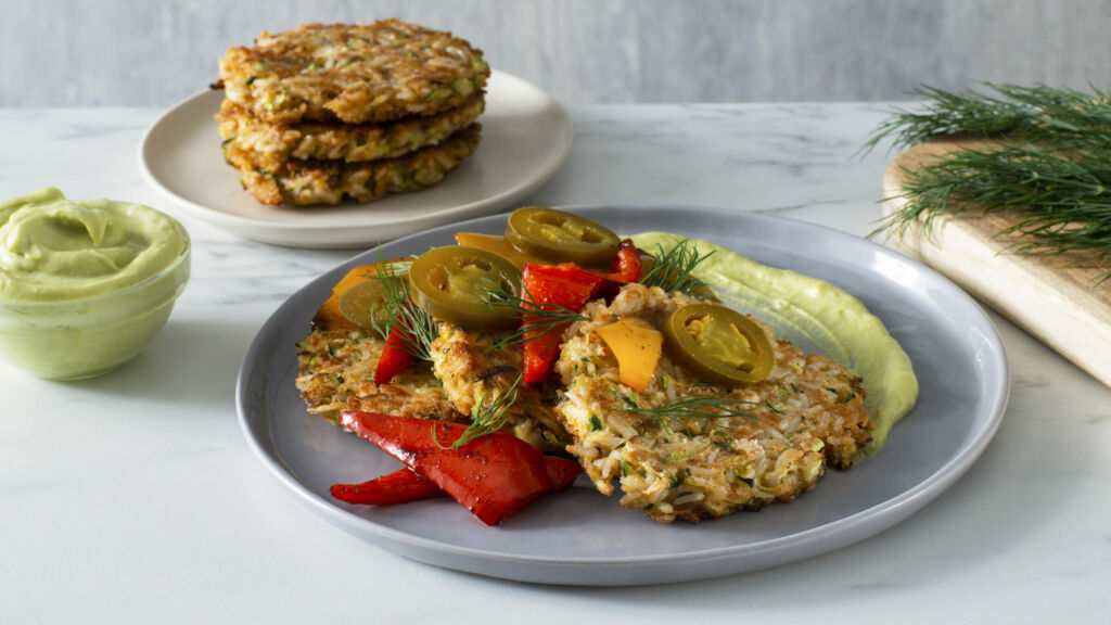 https://successrice.com/wp-content/uploads/2021/04/Tex-Mex-Zucchini-Rice-Latkes-1024x576.jpg