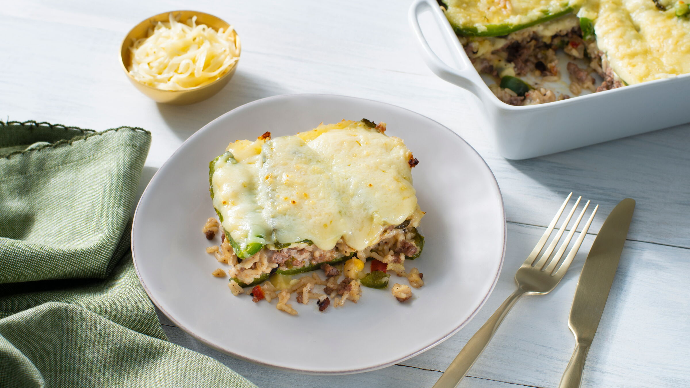 Beef and Rice Chile Relleno Casserole Recipe | Success® Rice