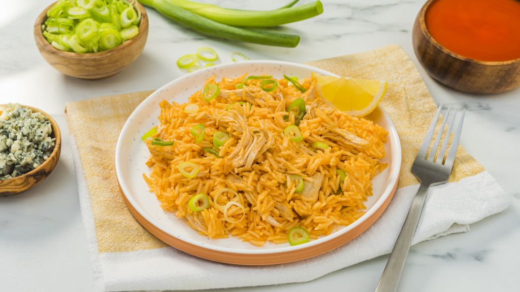 Instant-Pot-Cheese-Buffalo-Chicken-and-Basmati-Rice