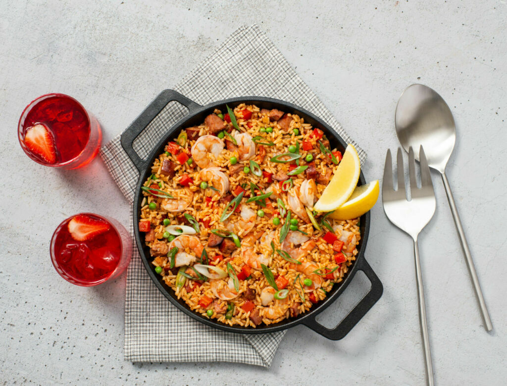 Paella Fried Rice recipe