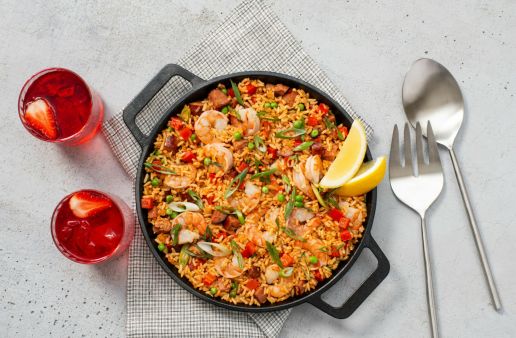 Paella Fried Rice recipe