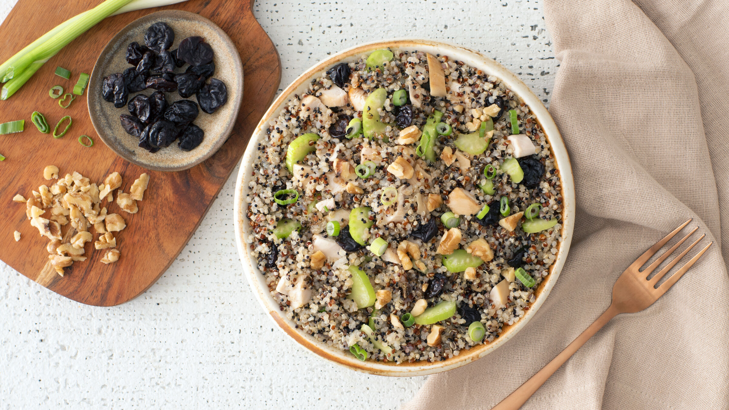 Cherry Chicken Quinoa Bowl Recipe | Success® Rice