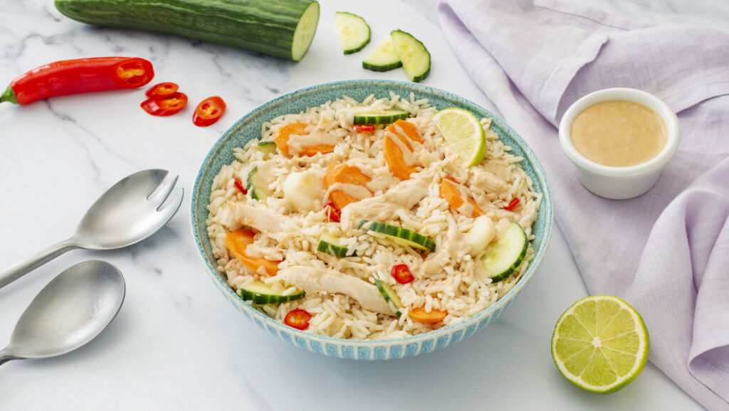 Asian Chicken Salad Recipe-Jasmine Rice-052-1540x870