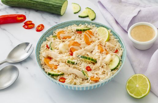 Asian Chicken Salad Recipe-Jasmine Rice-052-1540x870