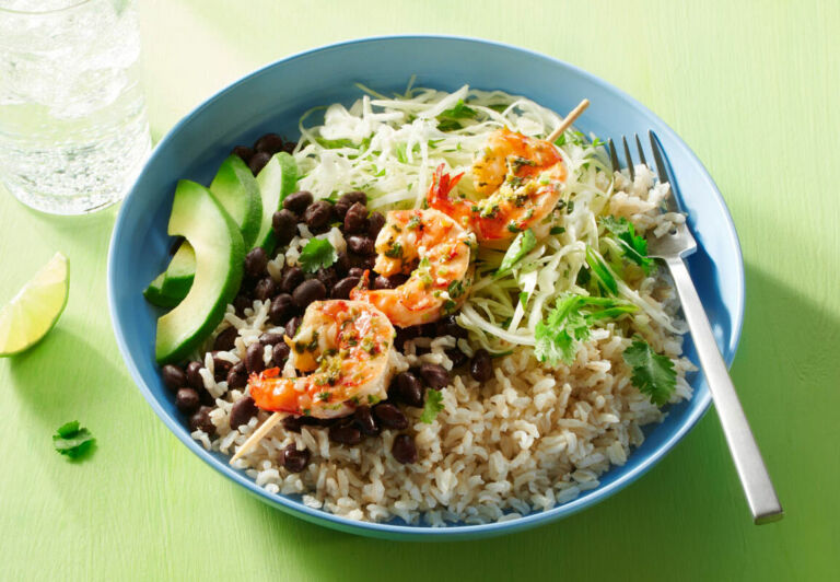 Mexican Grilled Shrimp Bowl