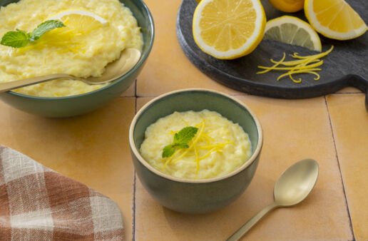 lemon rice pudding