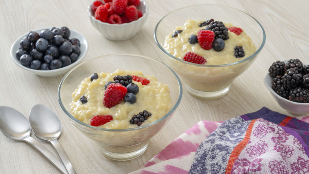 almond rice pudding