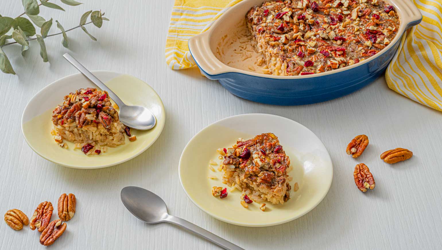 Baked Pecan Rice Pudding Pie Success® Rice