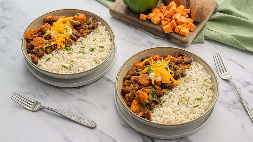 Crockpot Chili with Sweet Potatoes