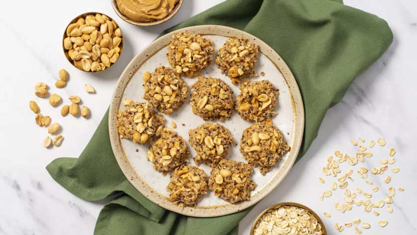 No-Bake Peanut Butter Quinoa Cookies