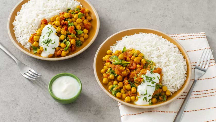 Chickpea Spinach Tomato Curry Recipe