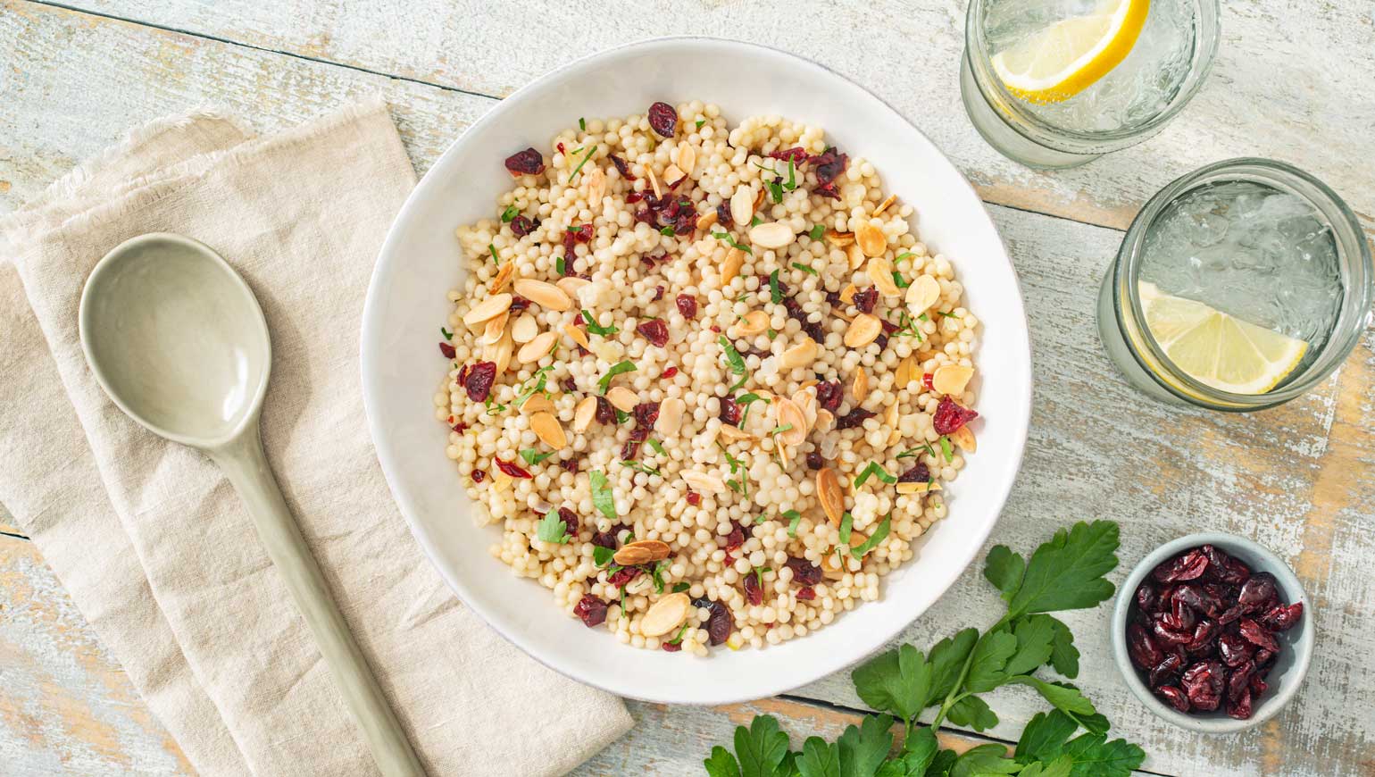 Pearl Couscous Cranberry Salad Recipe | Success® Rice