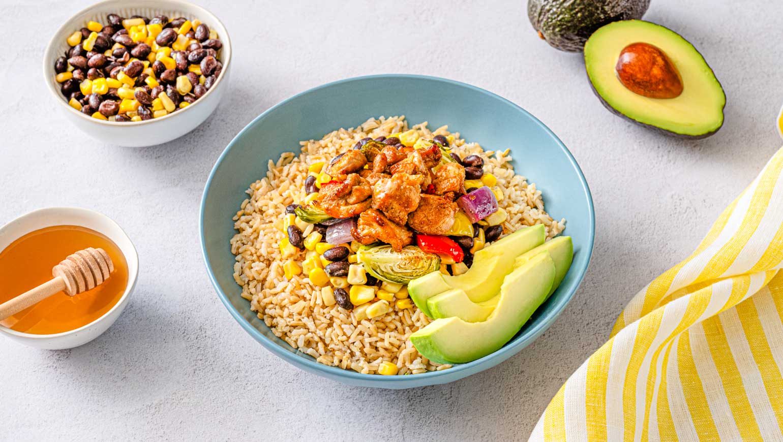 Sweet & Spicy Honey Chipotle Chicken Bowl