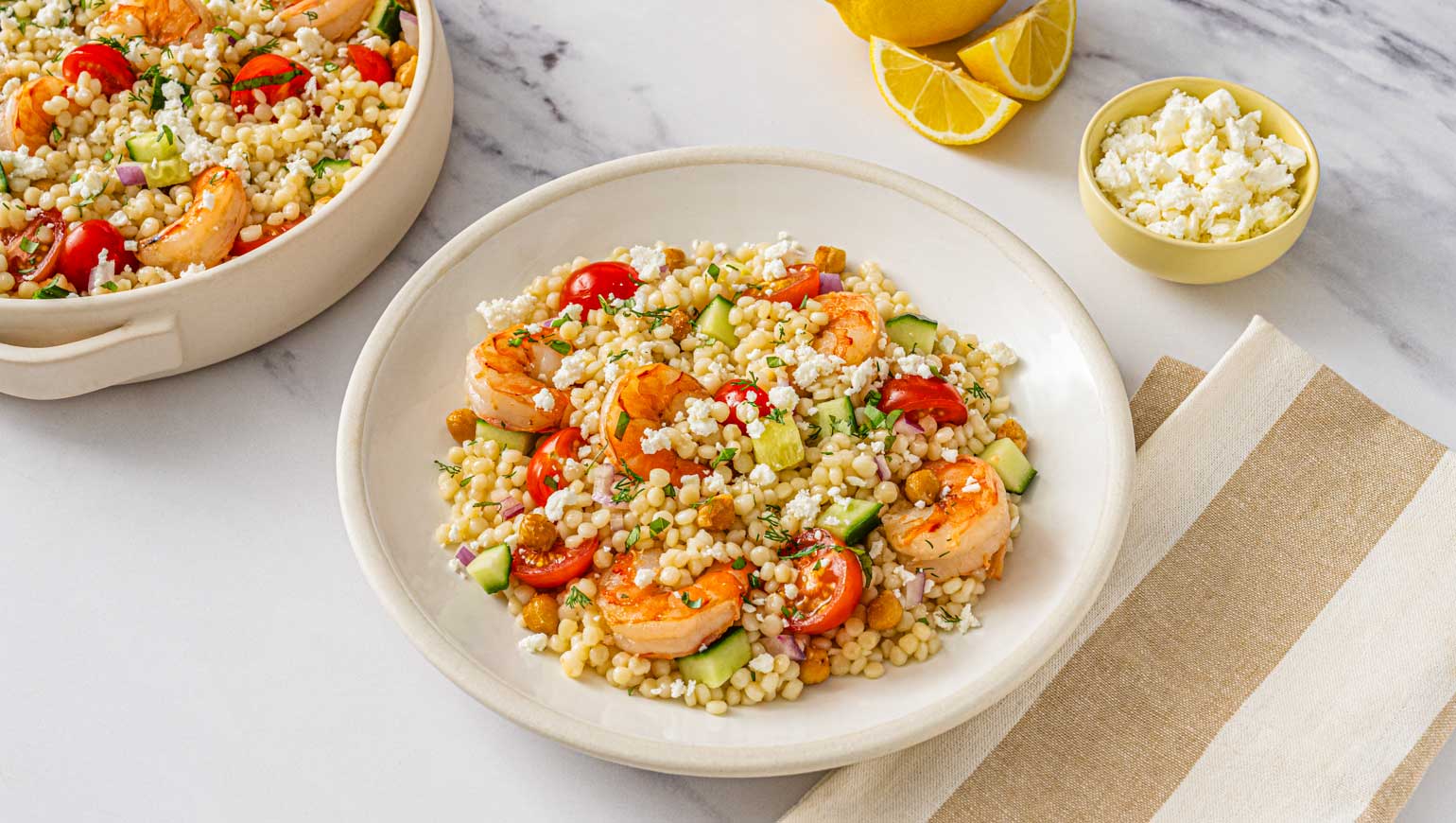 Refreshing Summer Shrimp & Couscous Salad