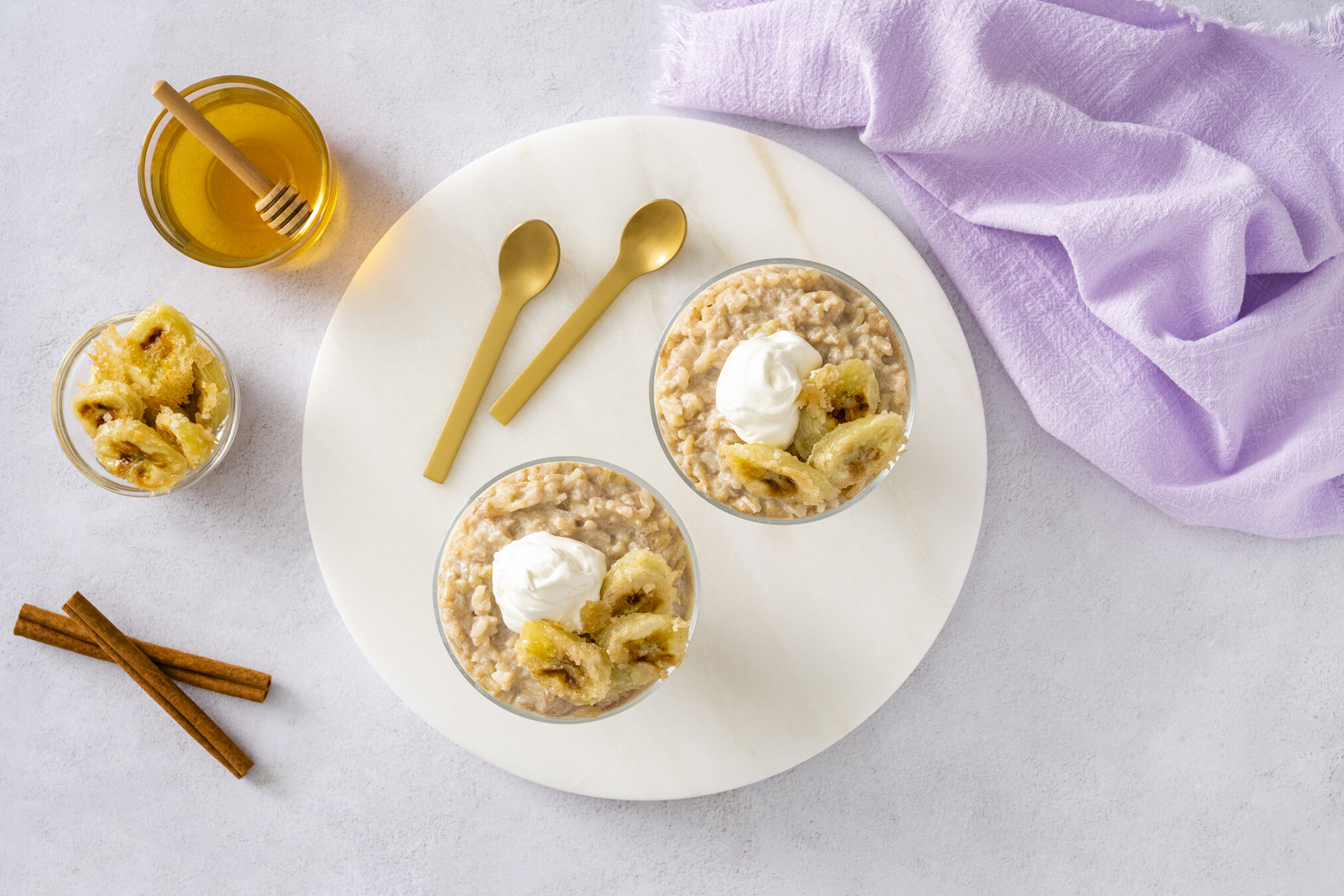 banana bread rice pudding