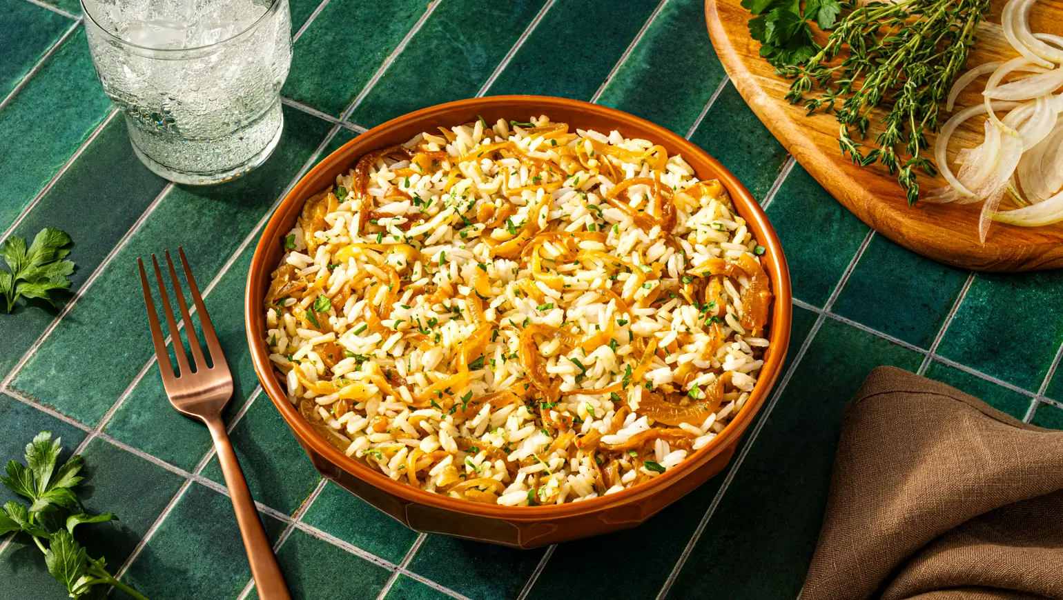 Caramelized Onion &amp; Miso Rice Stuffing
