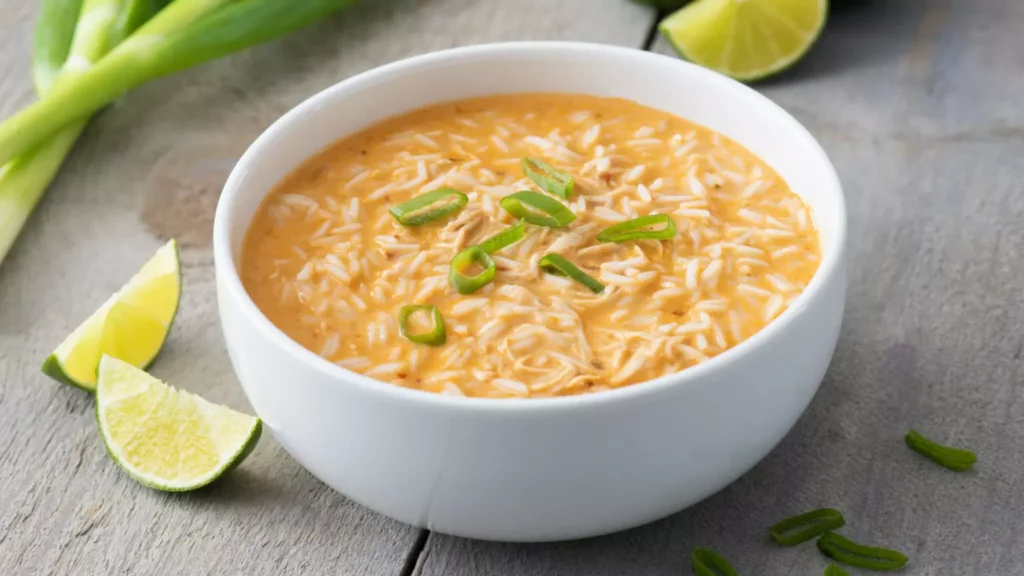 instant pot red curry chicken and rice soup