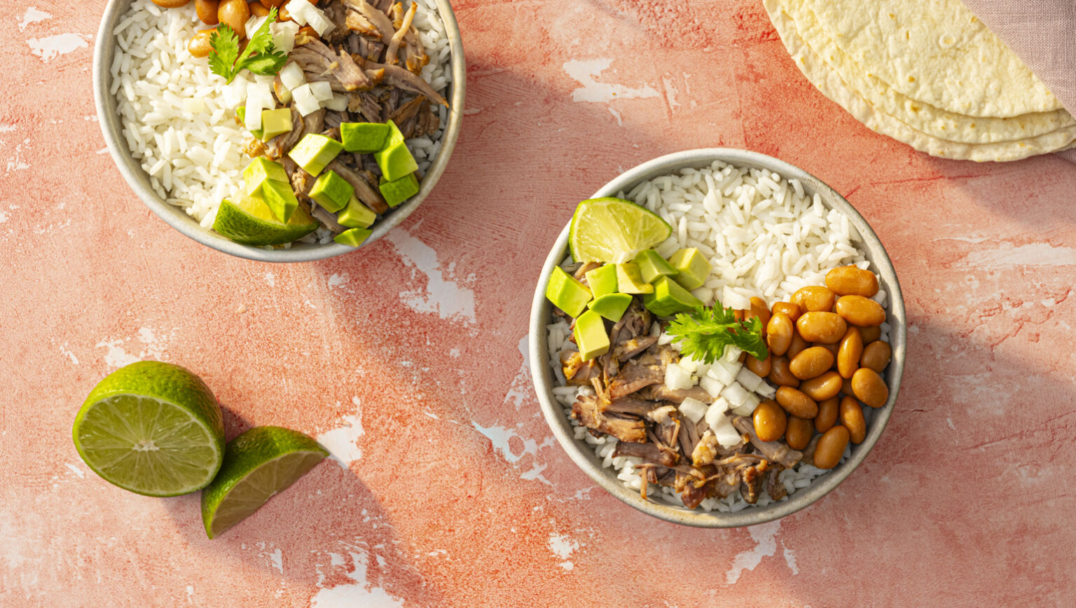 Pork Carnitas Rice Bowl