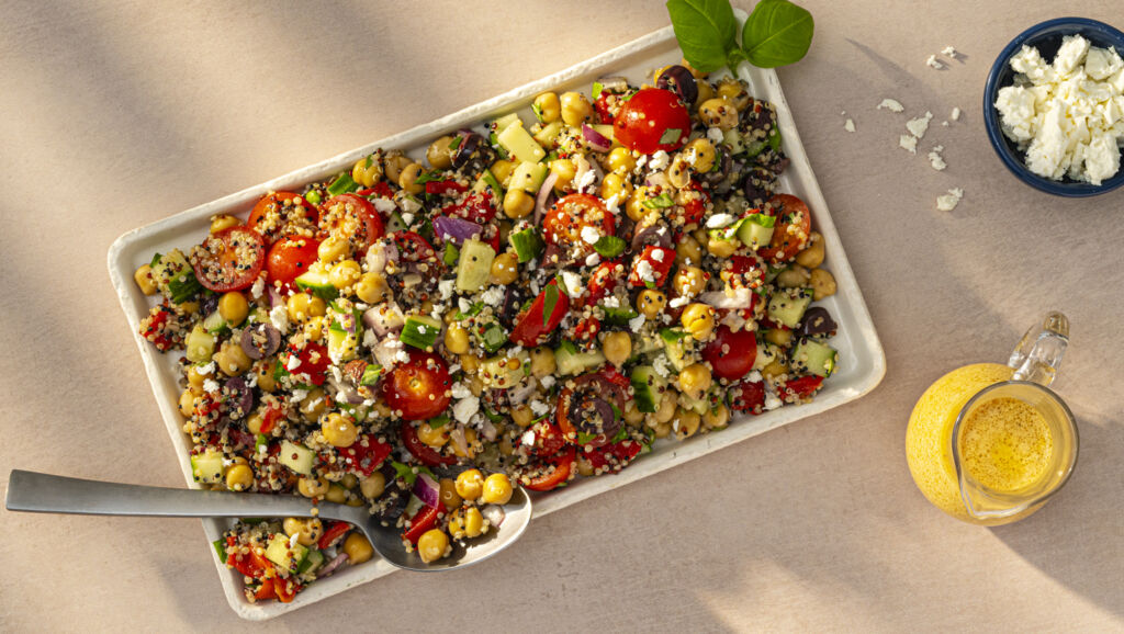 Quinoa Chickpea Salad