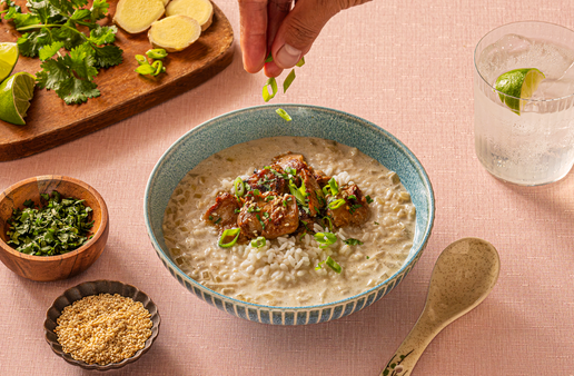 Creamy Chicken Brothy Rice